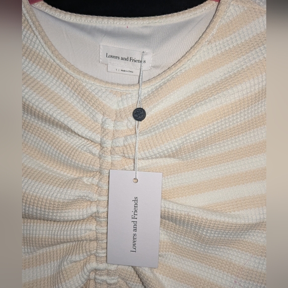 Jordan Mini Dress in Cream Lovers and Friends - Picture 2 of 5